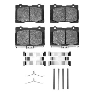 Acura RL Brake Pads - Front - R1 Concepts - Semi Met - `05-`12